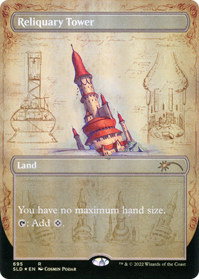 Reliquary Tower (SLD-695) - Secret Lair Drop (Borderless) Foil