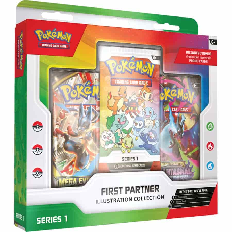 Pokemon: First Partner Illustration Collection Box (Series 1)