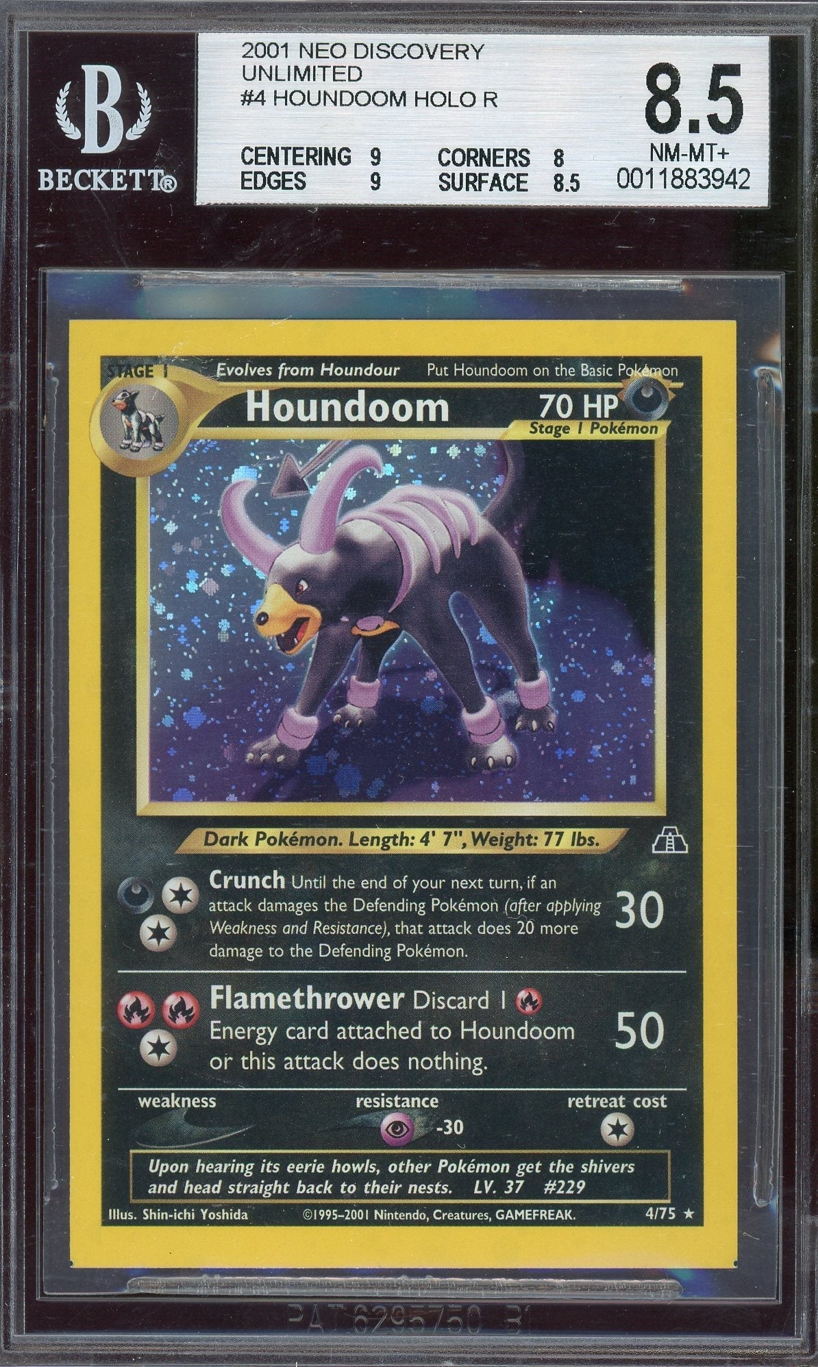BGS 8.5 Houndoom Holo R