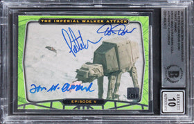 (3) Kuran, Dow & St. Amand Signed 2007 SW 30th Ann. #84 Card Auto 10! BAS Slab