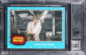 (3) Friedman +2 "SFX" Signed 2015 Star Wars JTTFA #29 Card Auto 10! BAS Slabbed