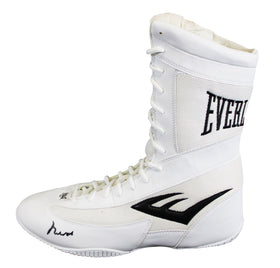 Muhammad Ali Signed White Everlast Boxing Shoe Size 13 Auto 10! PSA/DNA #4A54370