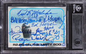 Star Wars (12) Archer, Pakenham +10 Signed 1980 SW ESB #245 Card BAS Slabbed 2