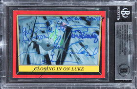 Star Wars (6) Gawley, Huston +4 Signed 2016 Star Wars ROMB #58 Card BAS Slabbed