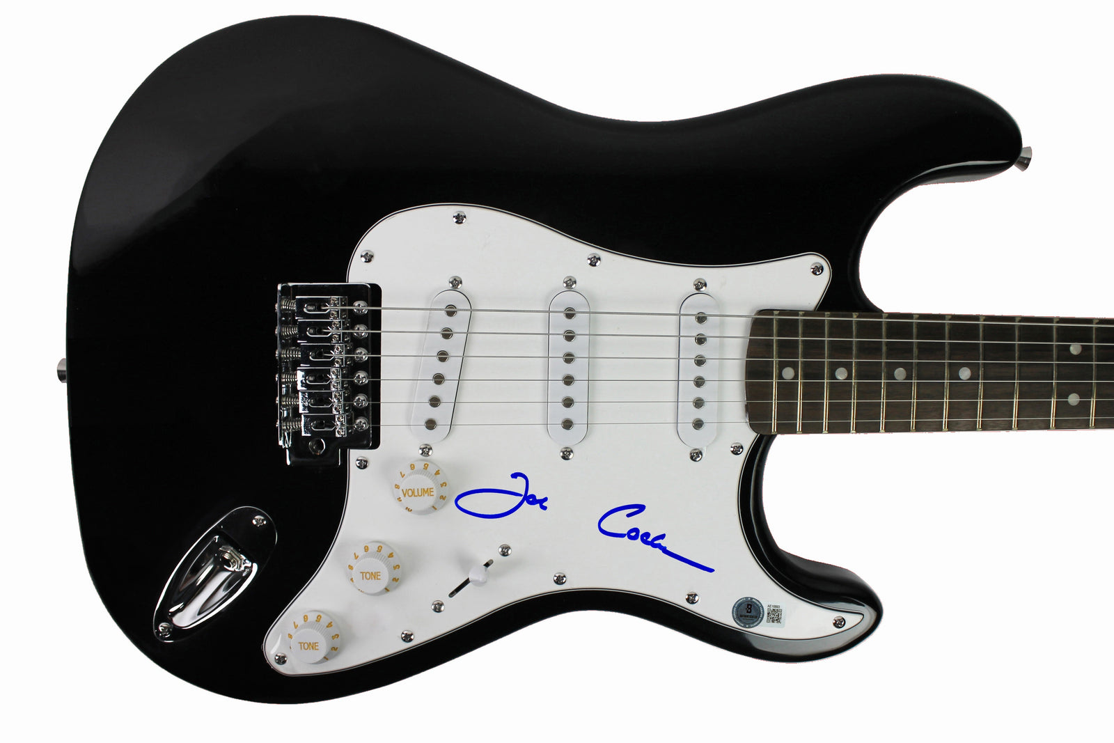 Joe Cocker Authentic Signed Guitar Auto Graded Gem Mint 10! BAS #AE16893