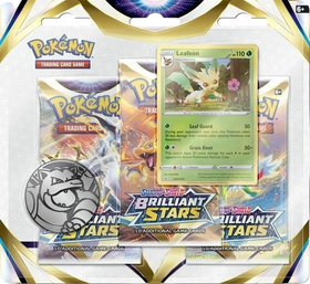 Brilliant Stars 3-Pack Blister w/ Leafeon Promo