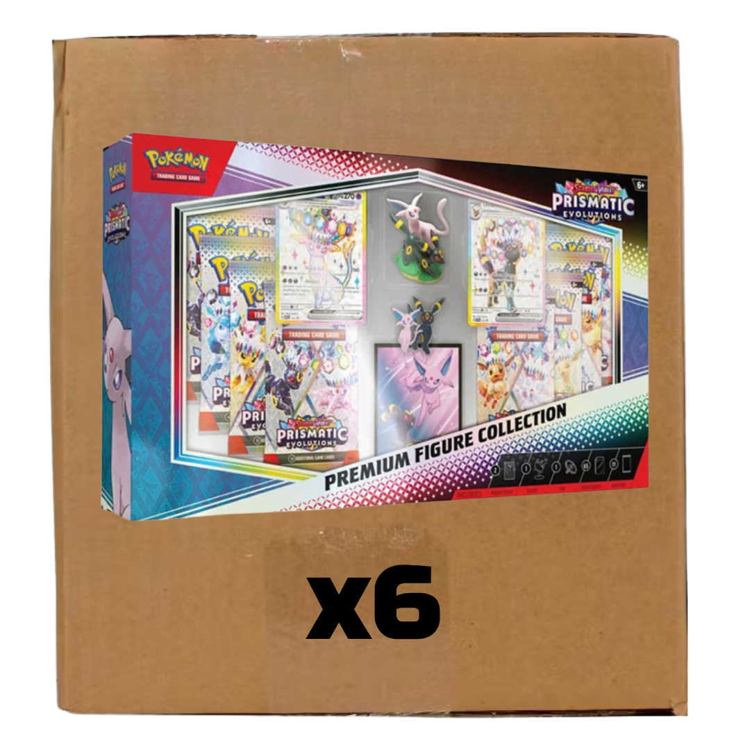 Sealed Case Prismatic Evolution Premium Figure Collection Box