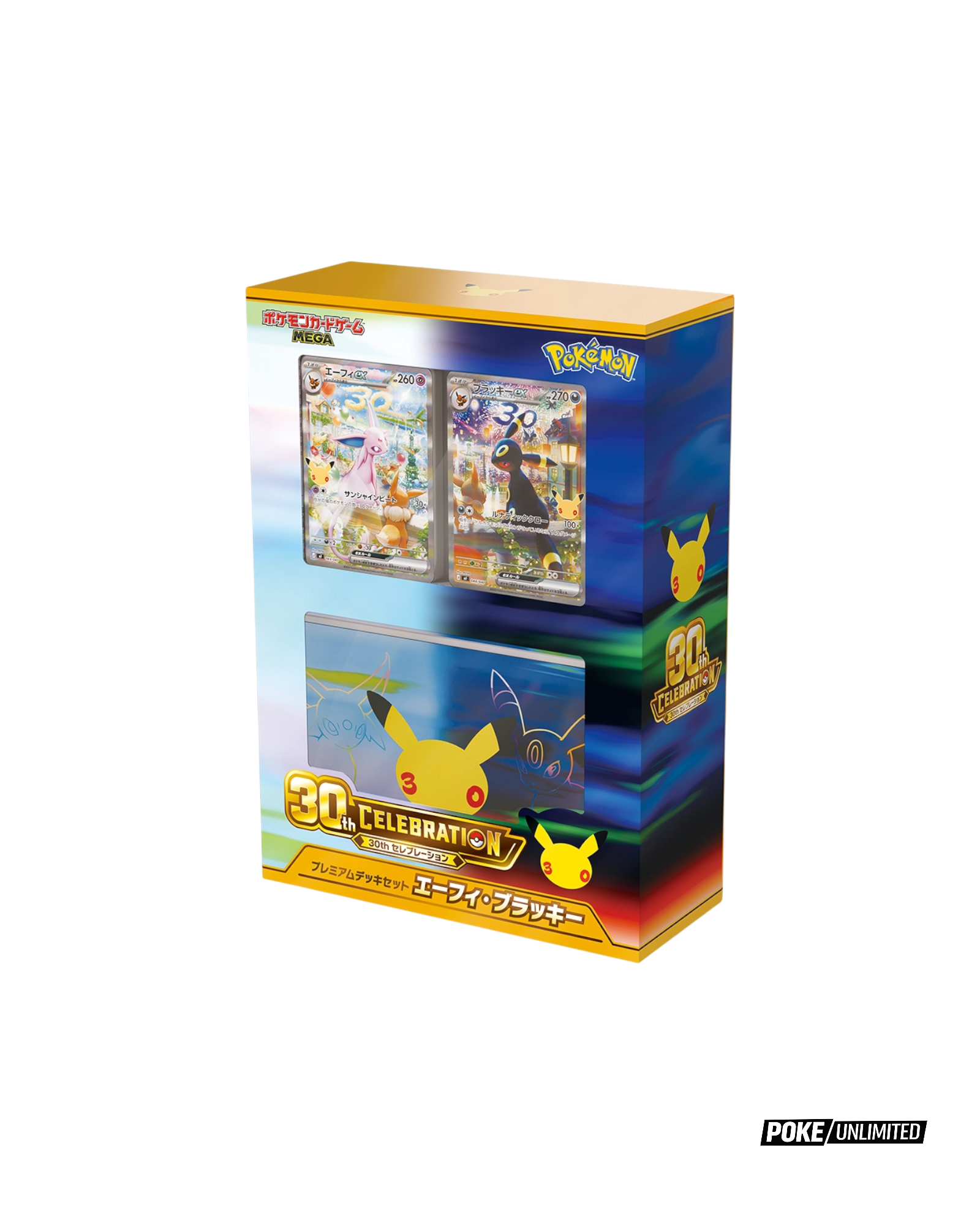 Pokémon TCG Japanese MEGA 30th Celebration Premium Deck Set Espeon & Umbreon