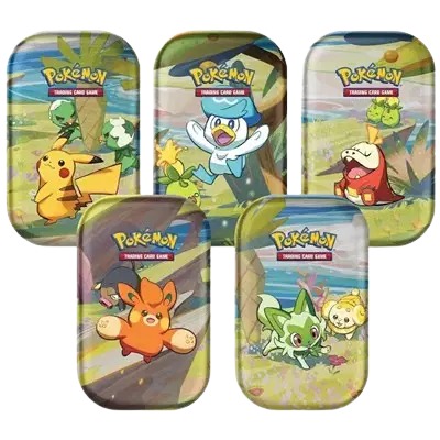 Pokémon TCG: Paldea Friends Mini Tin - Complete Set of 5