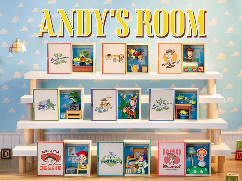 Pop Mart - SEALED SET OF 9 - Disney/Pixar Toy Story Andy's Room Series - No Duplicates - Chance of Secret Edition