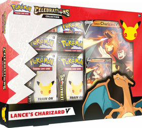 Pokémon TCG: Celebrations V Box - Lance's Charizard V (25th Anniversary)