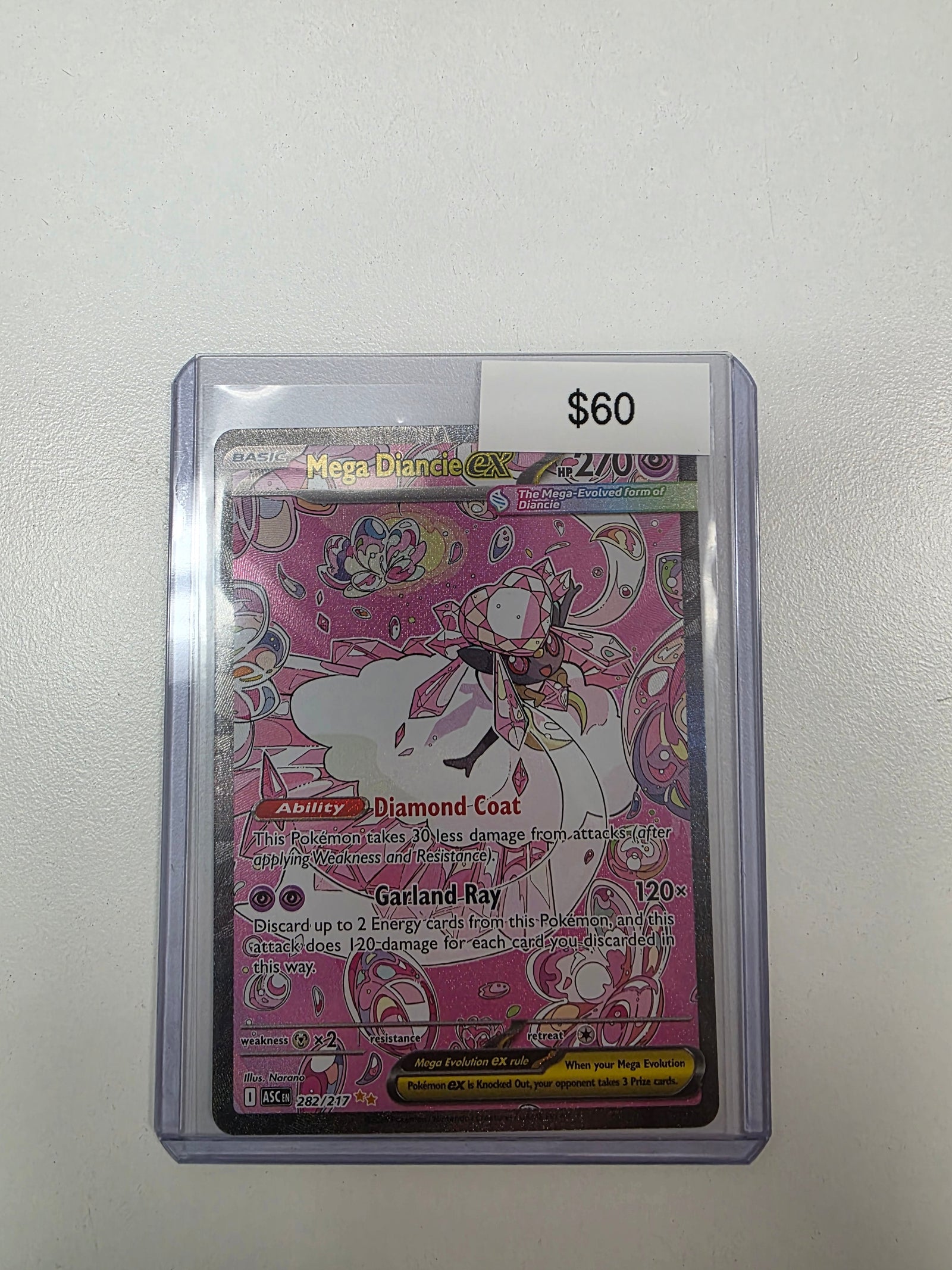 Pokemon Mega Diancie ex 282/217