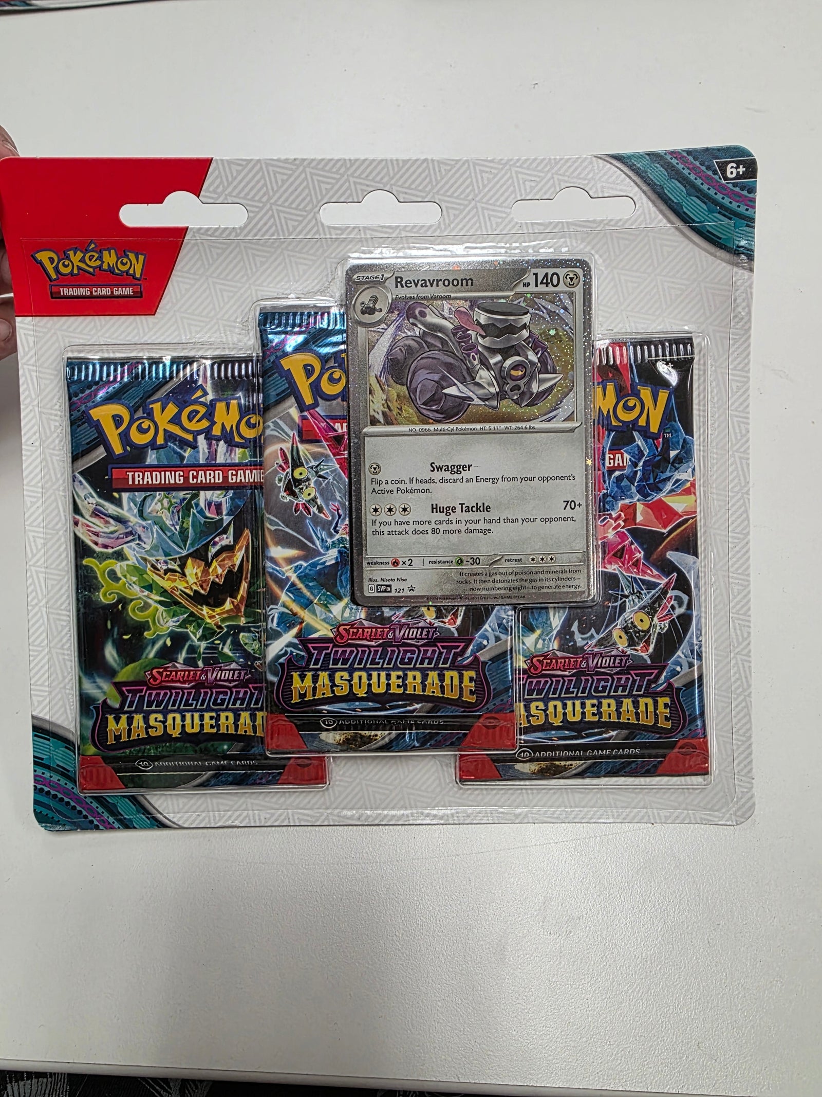 Pokemon Twilight Masquerade 3-pack Blister.