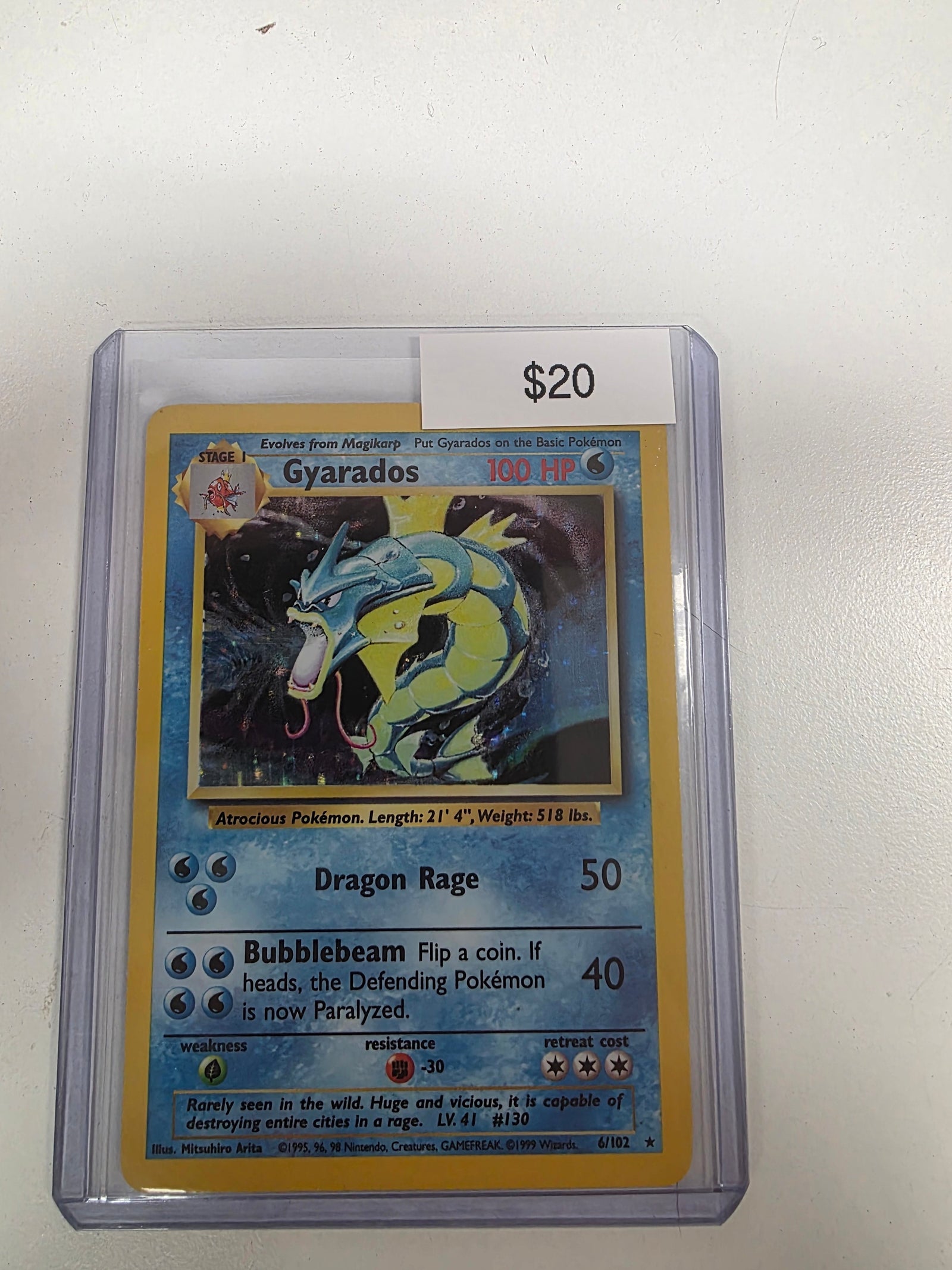 Pokemon Gyarados 6/102 LP