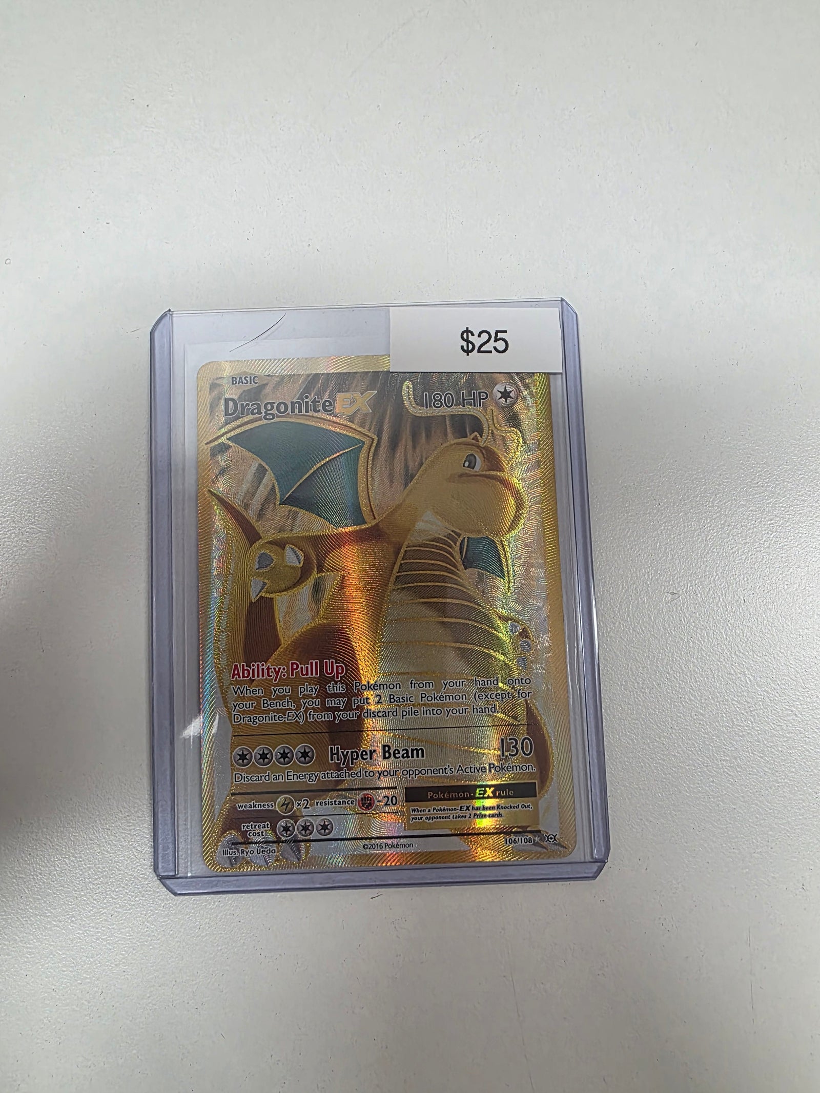 Pokemon Dragonite ex 106/108 HP
