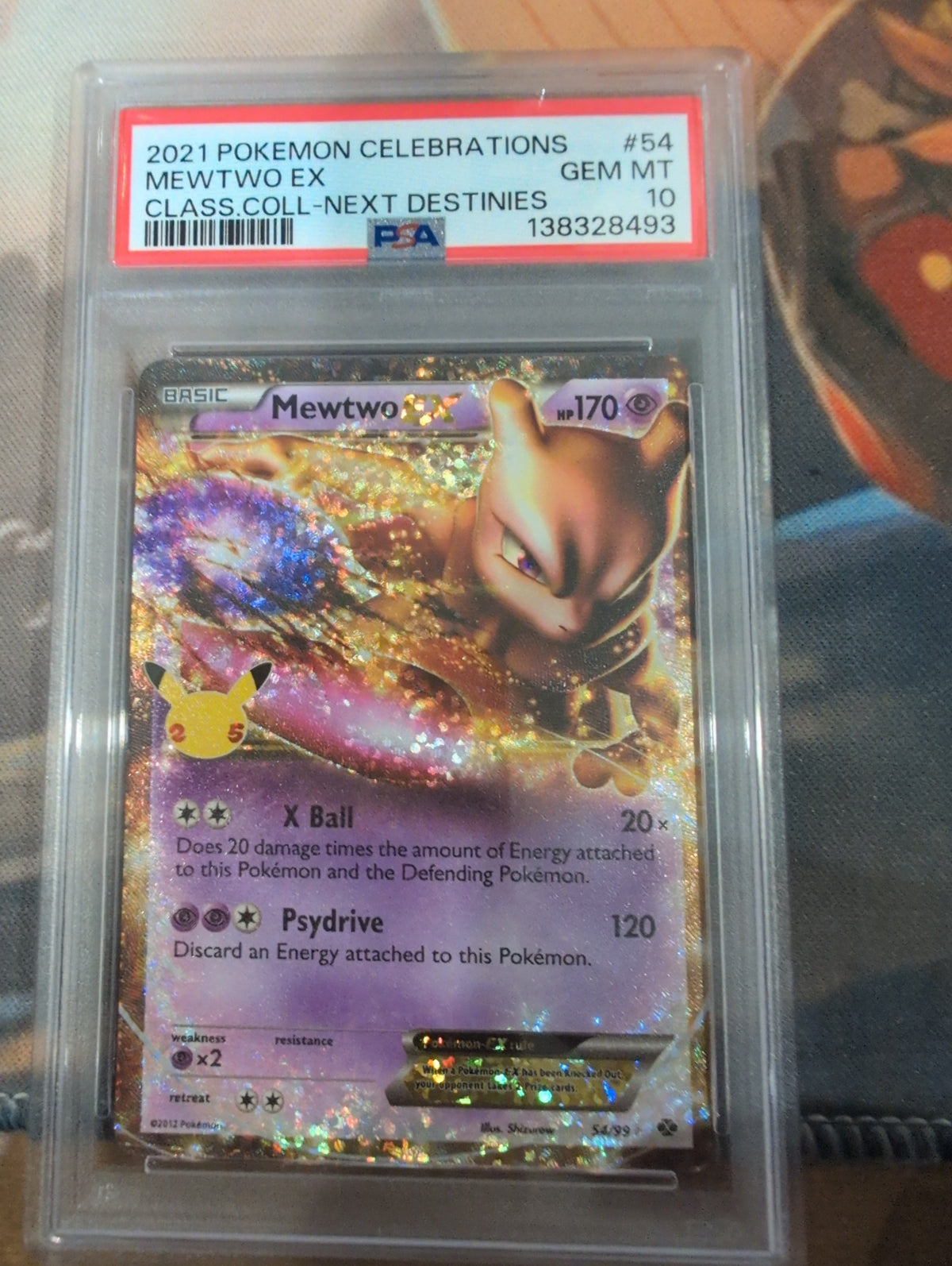 Pokemon: PSA 10 Mewtwo ex Celebration Classic Collection