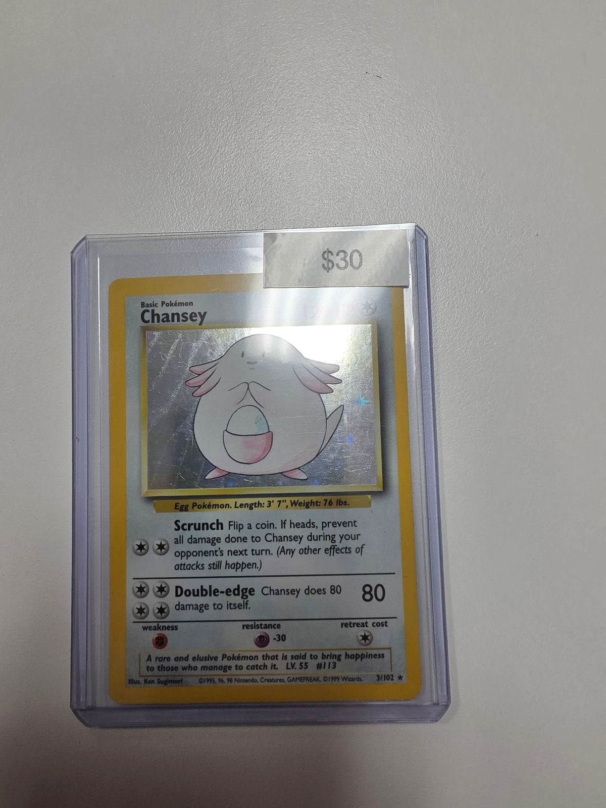 Pokemon Chansey 3/102