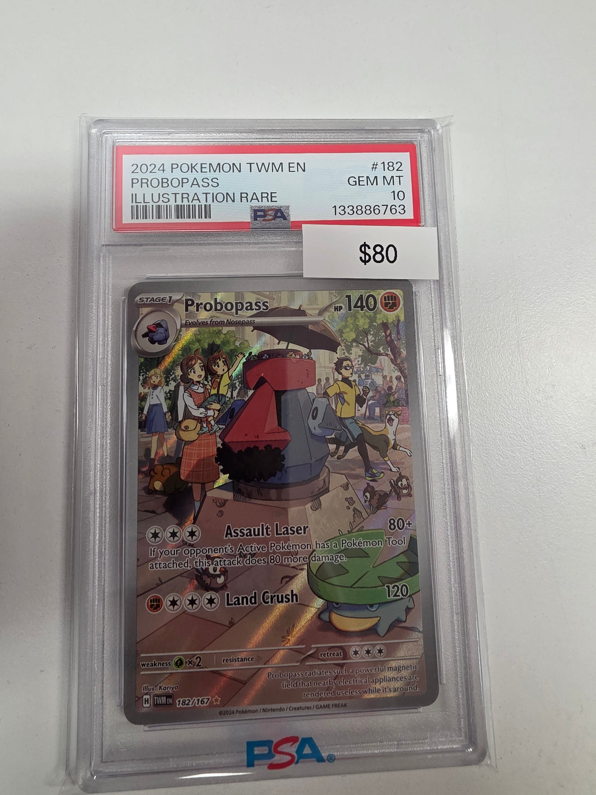 Pokemon Probopass 182/167 PSA 10