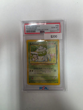 Pokemon Bulbasaur Legendary collection 68/110 PSA 10