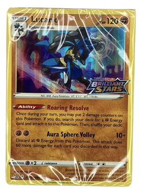 Lucario Brilliant Stars Stamped - SEALED