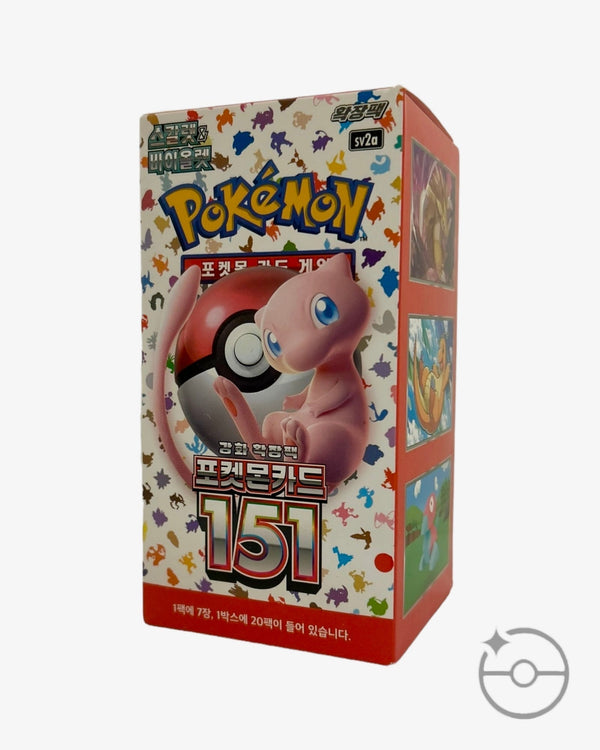 Pokémon TCG Korean Scarlet & Violet Pokémon 151 Booster Box SV2A