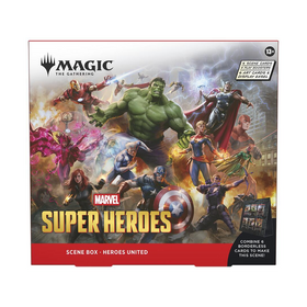Magic the Gathering: Universes Beyond Marvel Super Heroes Scene Box - Heroes United