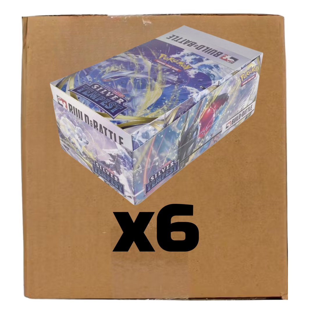Sealed Case Display of 10 Silver Tempest Build & Battle - SWSH12
