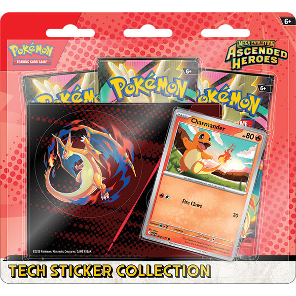 Pokemon: Mega Evolution 2.5: Ascended Heroes: Tech Sticker Collection