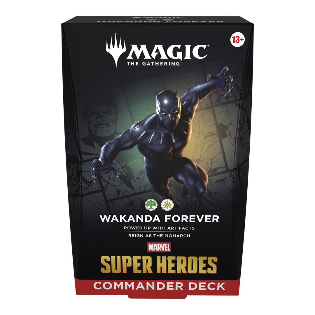 Magic the Gathering: Universes Beyond Marvel Super Heroes Commander Deck - Wakanda Forever